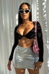 Wicked Games Mesh Bustier Top